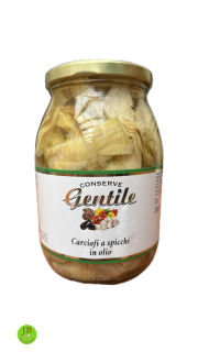 GENTILE - artyčoky ve slunečnicovém oleji 900 gr